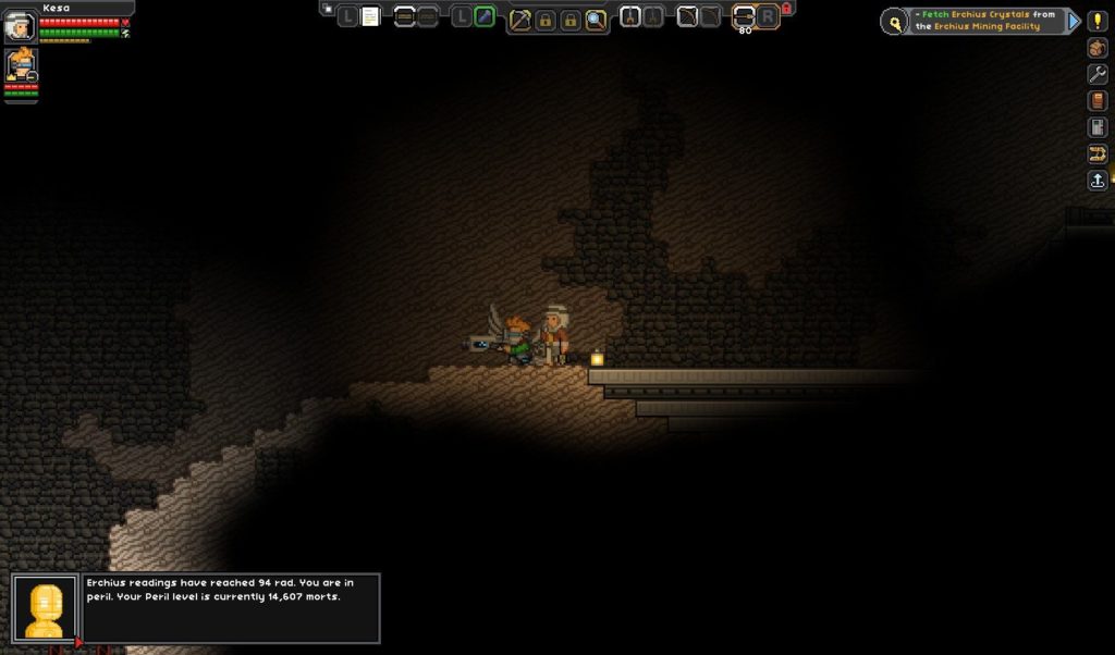 The Erchius mine mission wasn't unnerving at all. Not a bit.